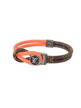 Louis Vuitton Bracelet Bangle Brown Orange